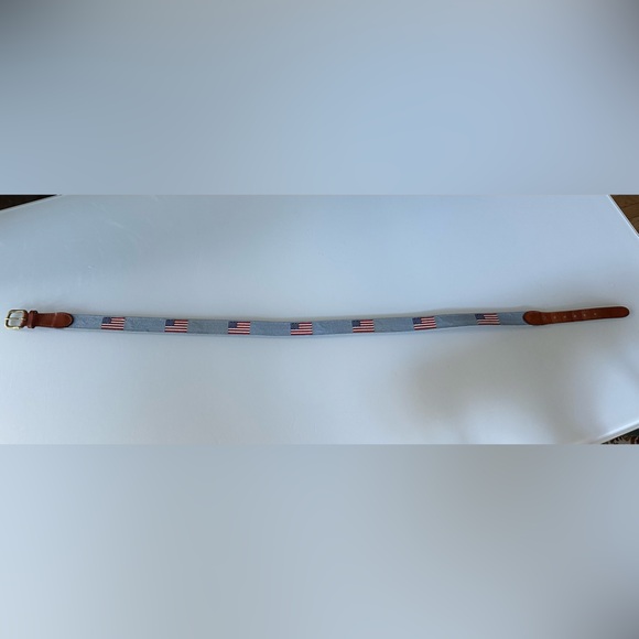 Smathers & Branson American Flag Men’s Belt size 42 - Picture 9 of 11